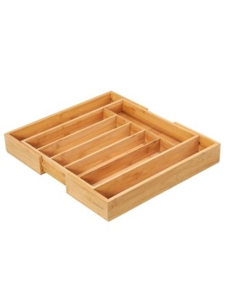 Cutie extensibila pentru organizarea tacamurilor, bambus, 40 x 34 cm - ZASSENHAUS